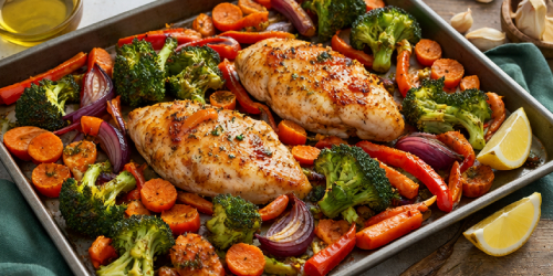 Chicken & Vegetable Tray Bake