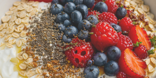 Yoghurt, Oats & Berry Bowl