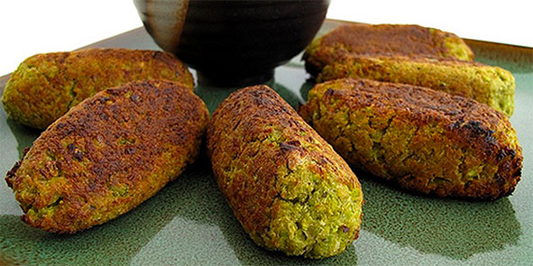 Chickpea and Pistachio Kebabs