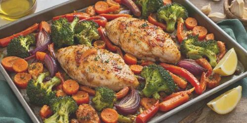 Chicken & Vegetable Tray Bake